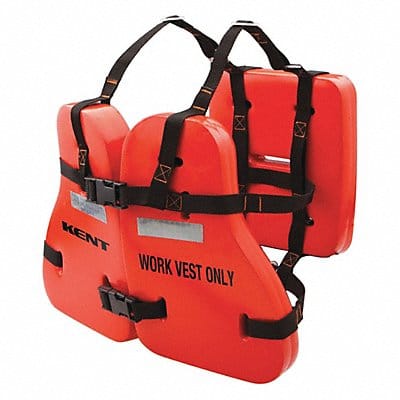 Life Jacket Orange Vinyl Universal