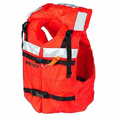 Life Jacket Ornge Fabric Adult Universl