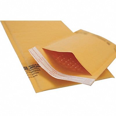 Bubble Mailer Paper 8-3/4 L Kraft PK200