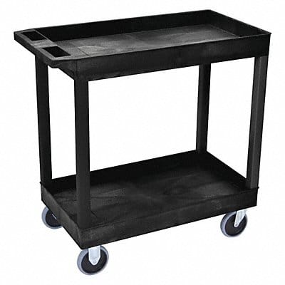 High Capacity (2)Tub Shelves Cart