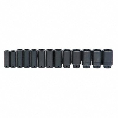 Deep Impact Socket Set 1/2 D 6Pt 19pcs.