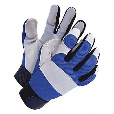 Gloves Blue/Gray Slip-On 2XL