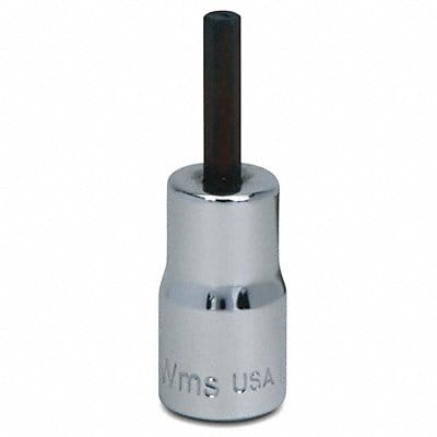 Hex Bit Socket 1/4 D 1/16