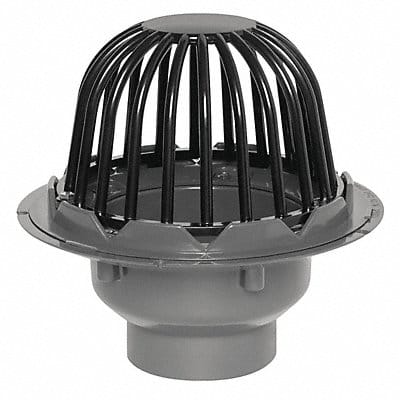 PVC Roof Drain w/ABS Dome and Guard 2