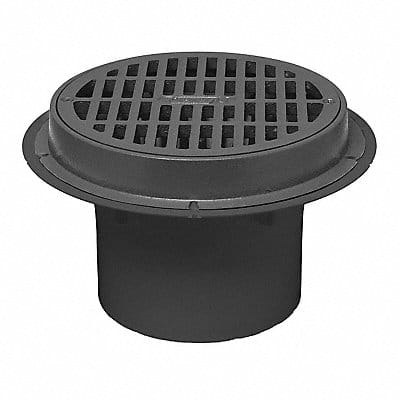 PVC Cast Iron Roof Drain w/ABS Dome 2