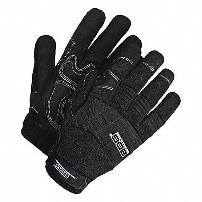 Mechanics Gloves Black Slip-On S