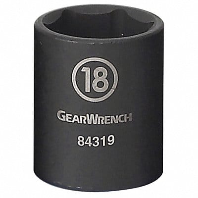 Impact Socket 3/8 Drive 6pt. 9mm