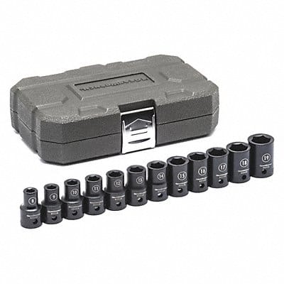 Metric Impact Socket Set 1/2 D 12pcs.