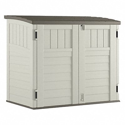 Horizontal Resin Shed 34 cu ft.