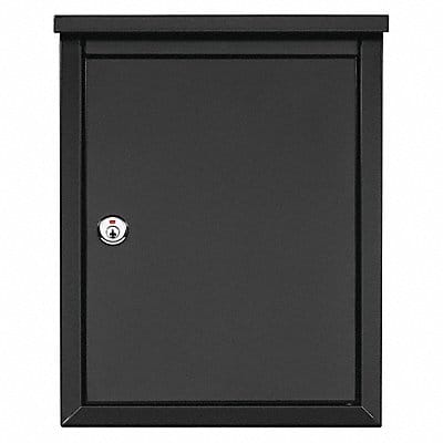 Mailbox 1 Door Black 13-15/64 H