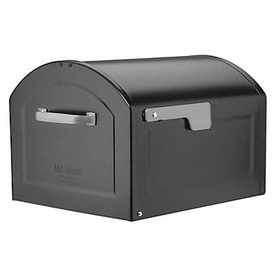 Mailbox 1 Door Black 11-15/16 H