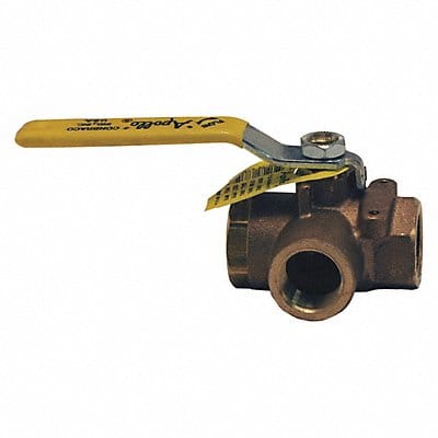 Brass Diverting 3Way Ball Valve L 3/4