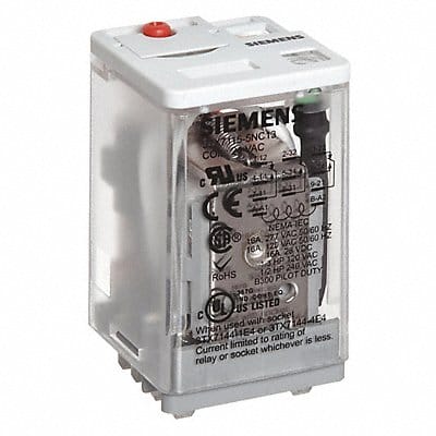 Plug-In Relay 120V AC 10 A 8 Pins