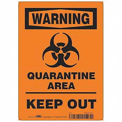 Quarantine Area Sign