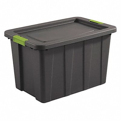 Storage Tote Gray Polyethylene