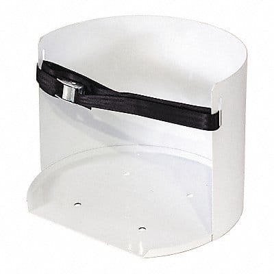 Water Cooler Mount White Steel 5 gal.