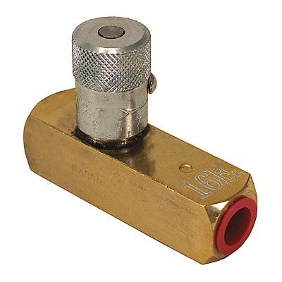 Flow Control Valve Brass 1/4 NPT