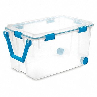 Storage Tote Clear Polypropylene