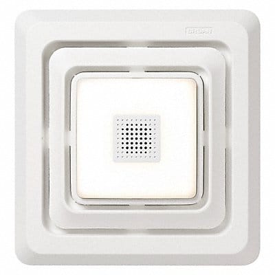 Speaker Fan/Light Grille 9 3/4In White