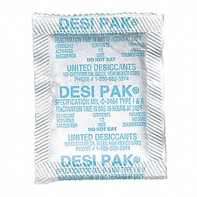 Desiccant Pak 1/2 Unit Pail PK550