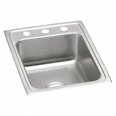 Sink SS Ada 17x22 Faucet 3 Hole