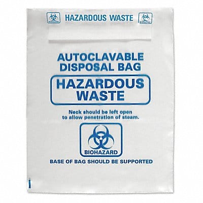 Biohazard Bag 23 5/8in L 16 1/4inW PK200