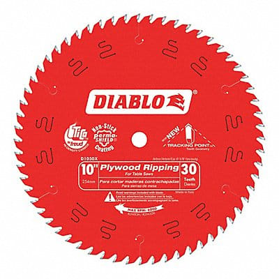 Circular Saw Blade 10 in Blade 30 Teeth