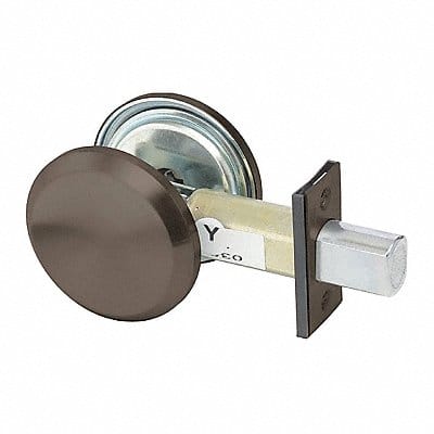 Deadbolt Cylindrical Dark Bronze Finish