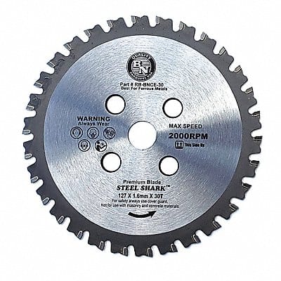 Circular Saw Blade 5 Dia 30 Teeth