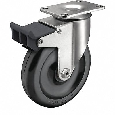 Plate Caster Swivel 3-1/2 Wheel Dia