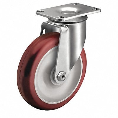 Plate Caster Swivel 3-1/2 Wheel Dia