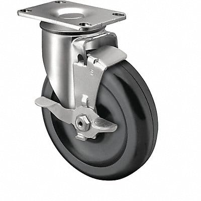 Plate Caster Swivel 3 Wheel Dia