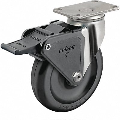 Plate Caster Swivel 4 Wheel Dia