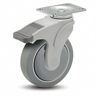 Plate Caster Swivel 3 Wheel Dia