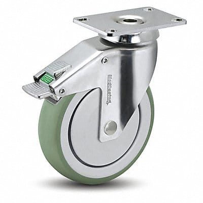 Plate Caster Swivel 4 Wheel Dia