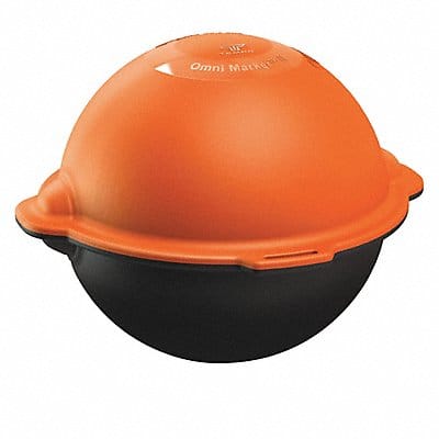 Marker Ball Polyethylene Black/Orange