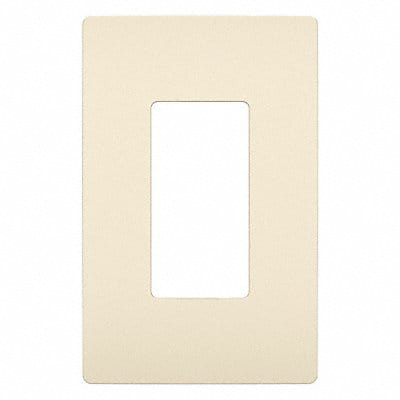 Rocker Wall Plate Smooth Light Almond