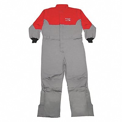 K2581 Coverall M Cotton/Nylon Gray/Red