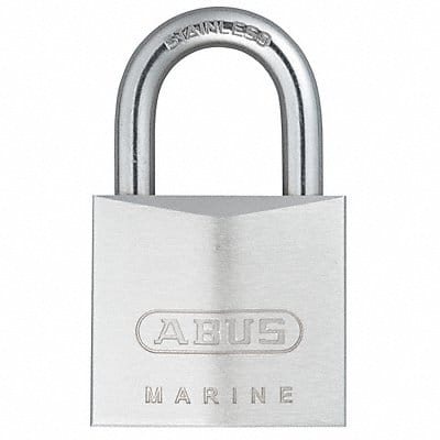 Keyed Padlock 49/64 in Rectangle Silver