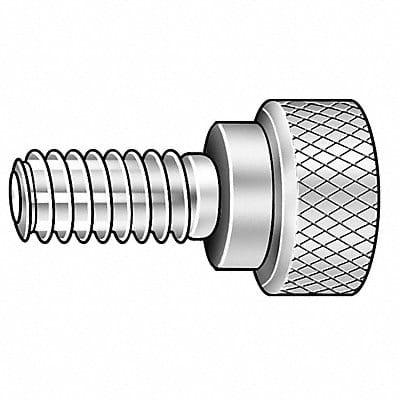 Thumb Screw #6-32 Part Thread BLK 3/4 L