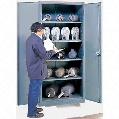 Storage Cabinet 82 x36 x24 DvGry 4Shlv