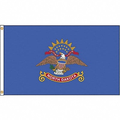 D3771 North Dakota Flag 4x6 Ft Nylon