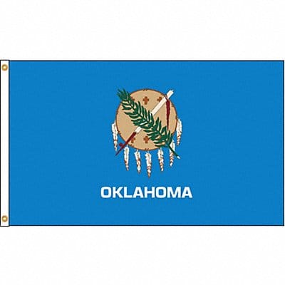 D3771 Oklahoma Flag 4x6 Ft Nylon