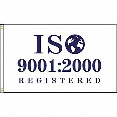 Iso 9001-2000 Flag Nylon