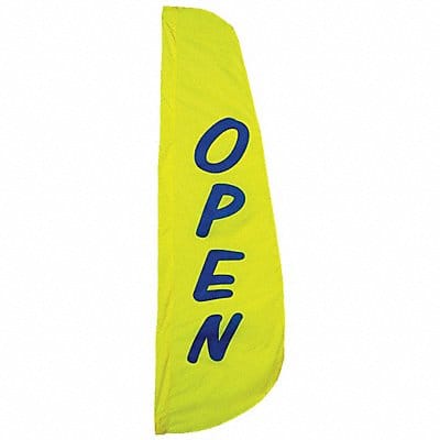 Open Feather Flag 2x8 Ft Nylon