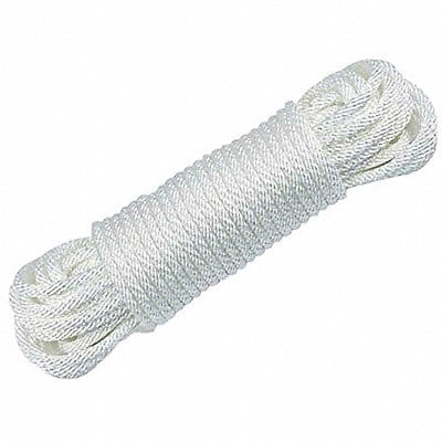 Braided Halyard 3/8 In.Dia White