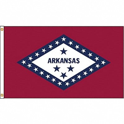 D3771 Arkansas Flag 4x6 Ft Nylon