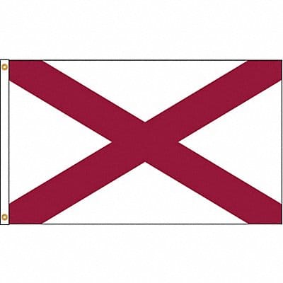 D3771 Alabama Flag 4x6 Ft Nylon