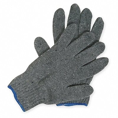 D1442 Knit Gloves Gray L PK12