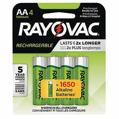 Rechargeable Battery AA 1.2VDC PK4